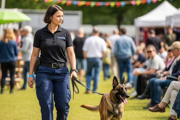 Handler with K9 Handler with K9