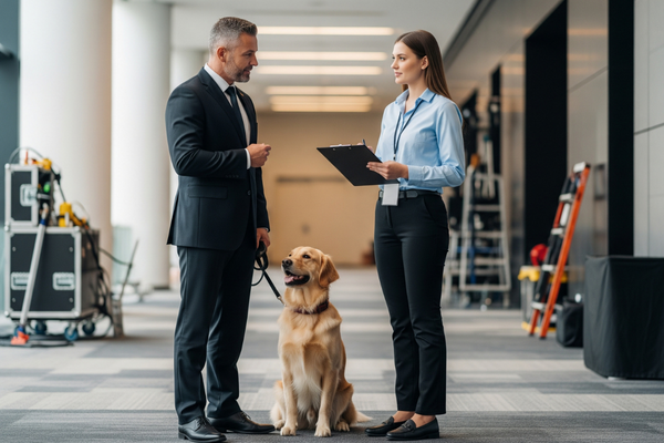 K9 Handler with Event organizer