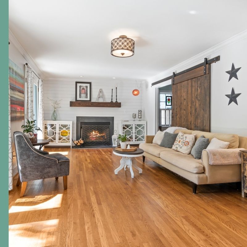 clean living room