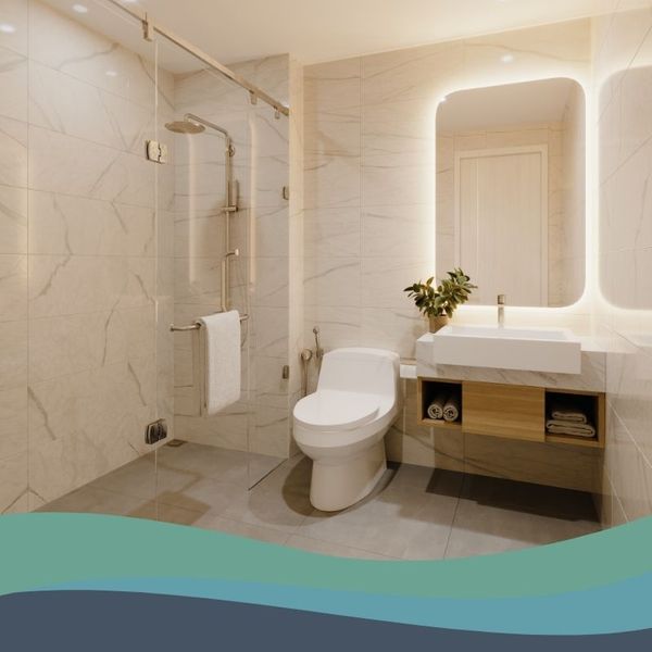 clean bathroom