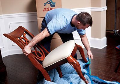 Mover wrapping chair securely