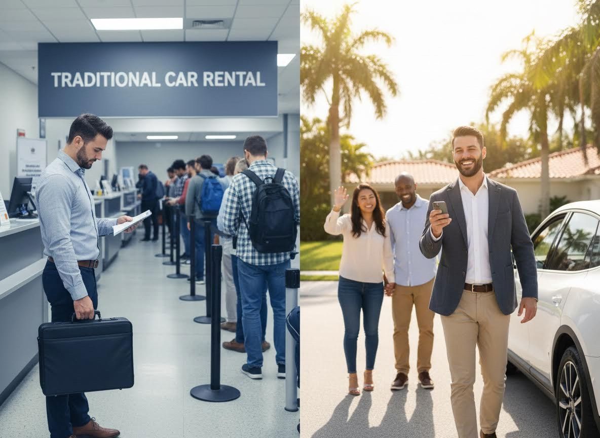 Traditional vs. Modern Car Rental Experience