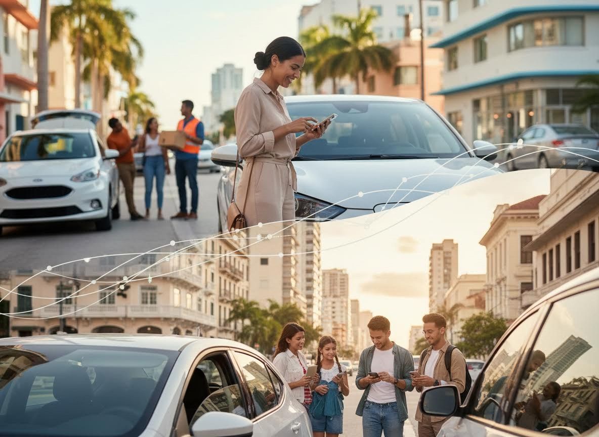 People and Cars in Urban Settings with Digital Connectivity