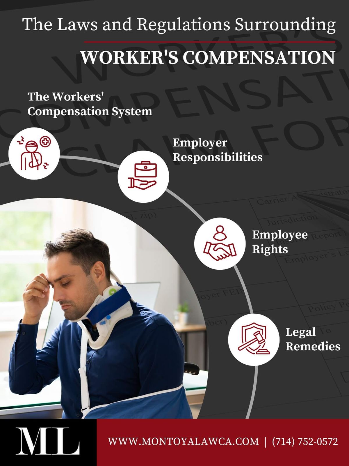 The Laws and Regulations Surrounding Workers Compensation - Infographic