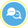 icon of speech bubbles