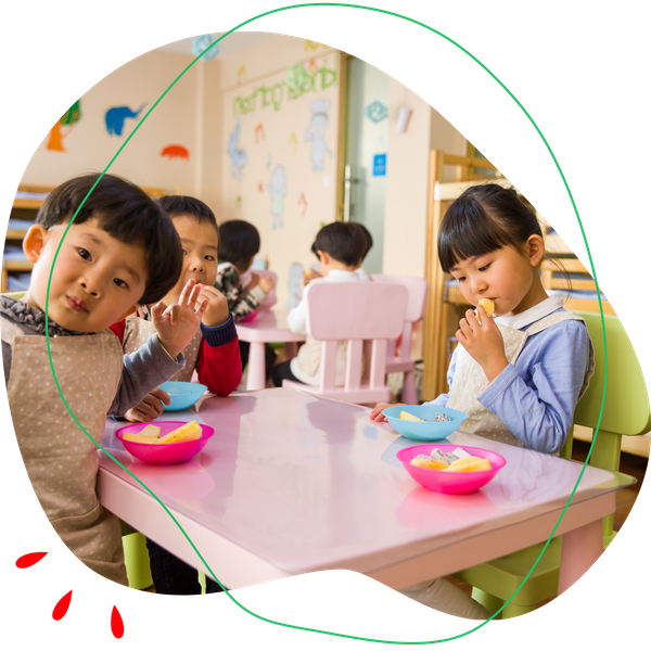 kids in preschool