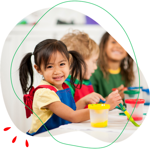 Kids in preschool