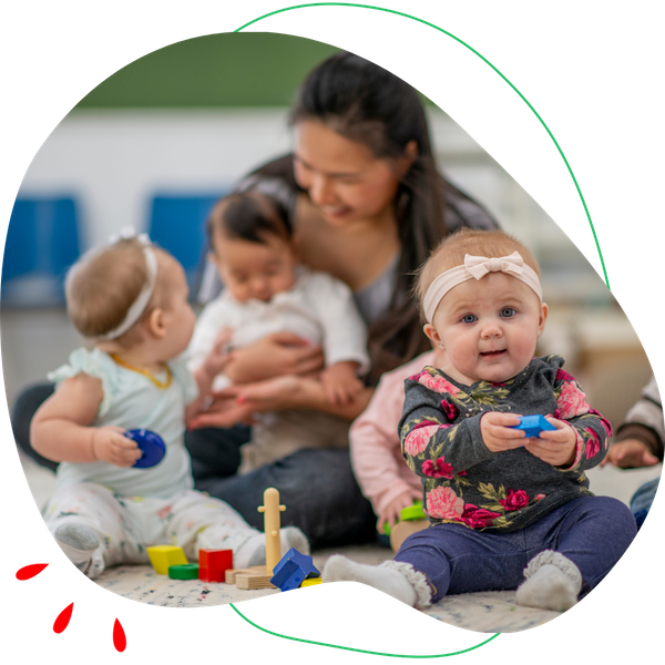 Infant in daycare Infant in daycare