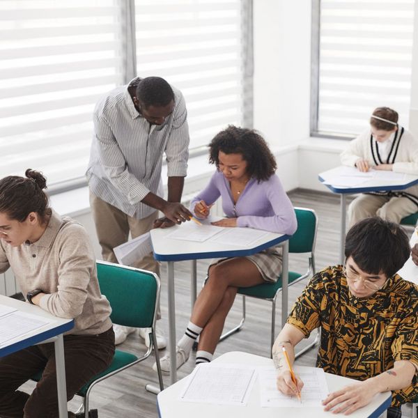 classroom of students