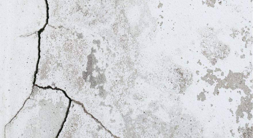 cracked concrete