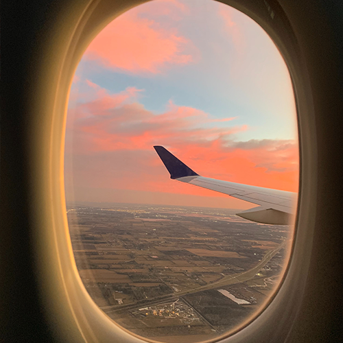 airplane window