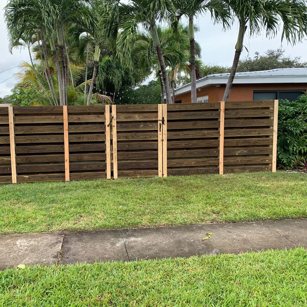 wooden fence wooden fence