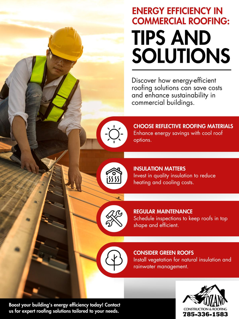 Infographic: Energy Efficiency in Commercial Roofing: Tips and Solutions