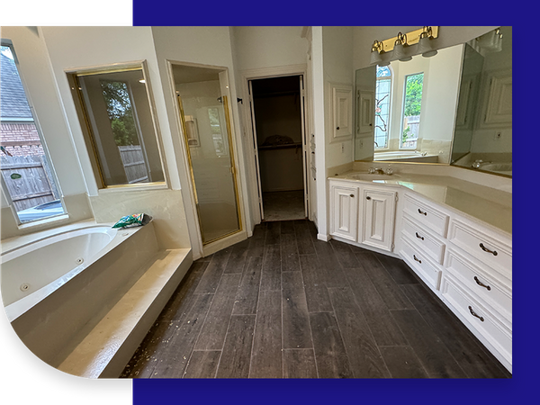 image of a bathroom remodel