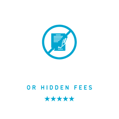 No contracts or hidden fees