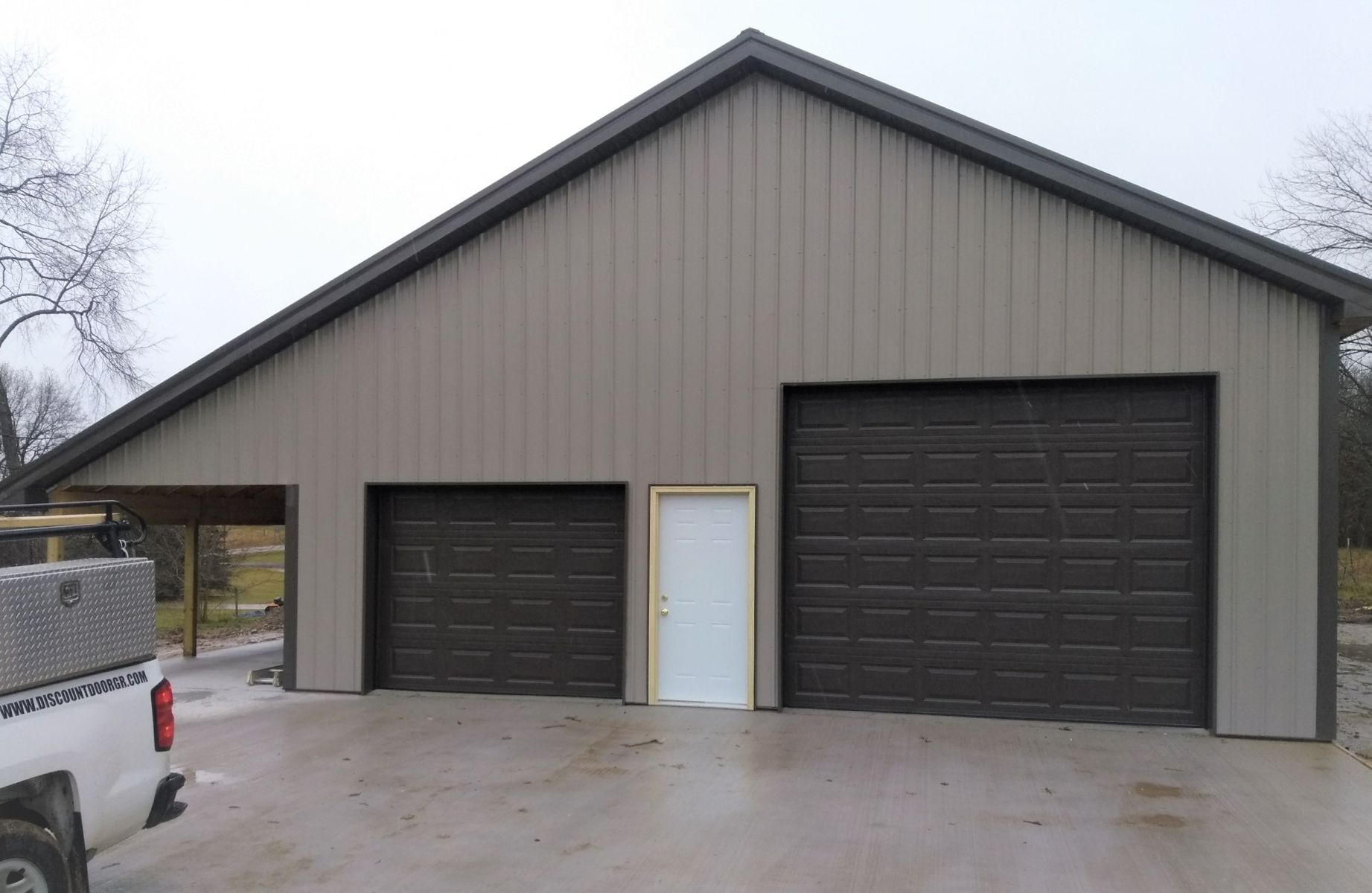 finished garage door for a customer