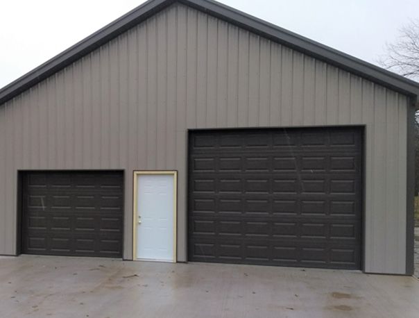 finished garage door for a customer