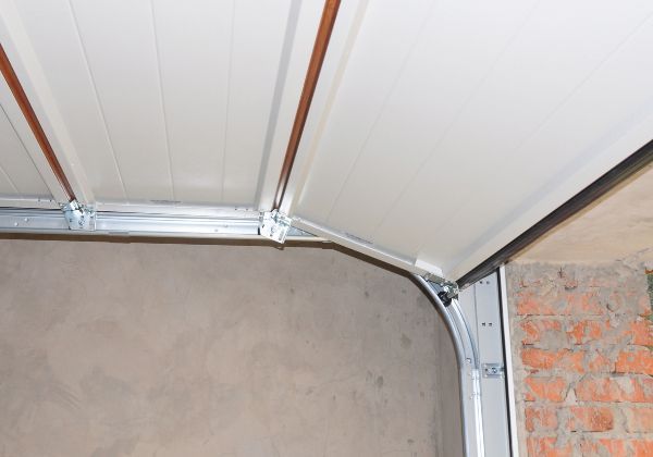 interior of a garage door