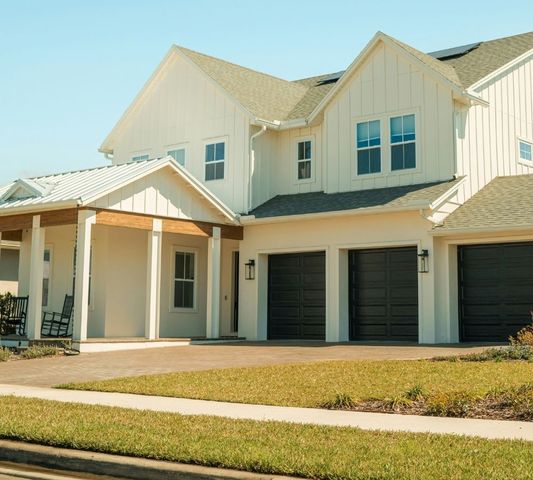 white house with siding