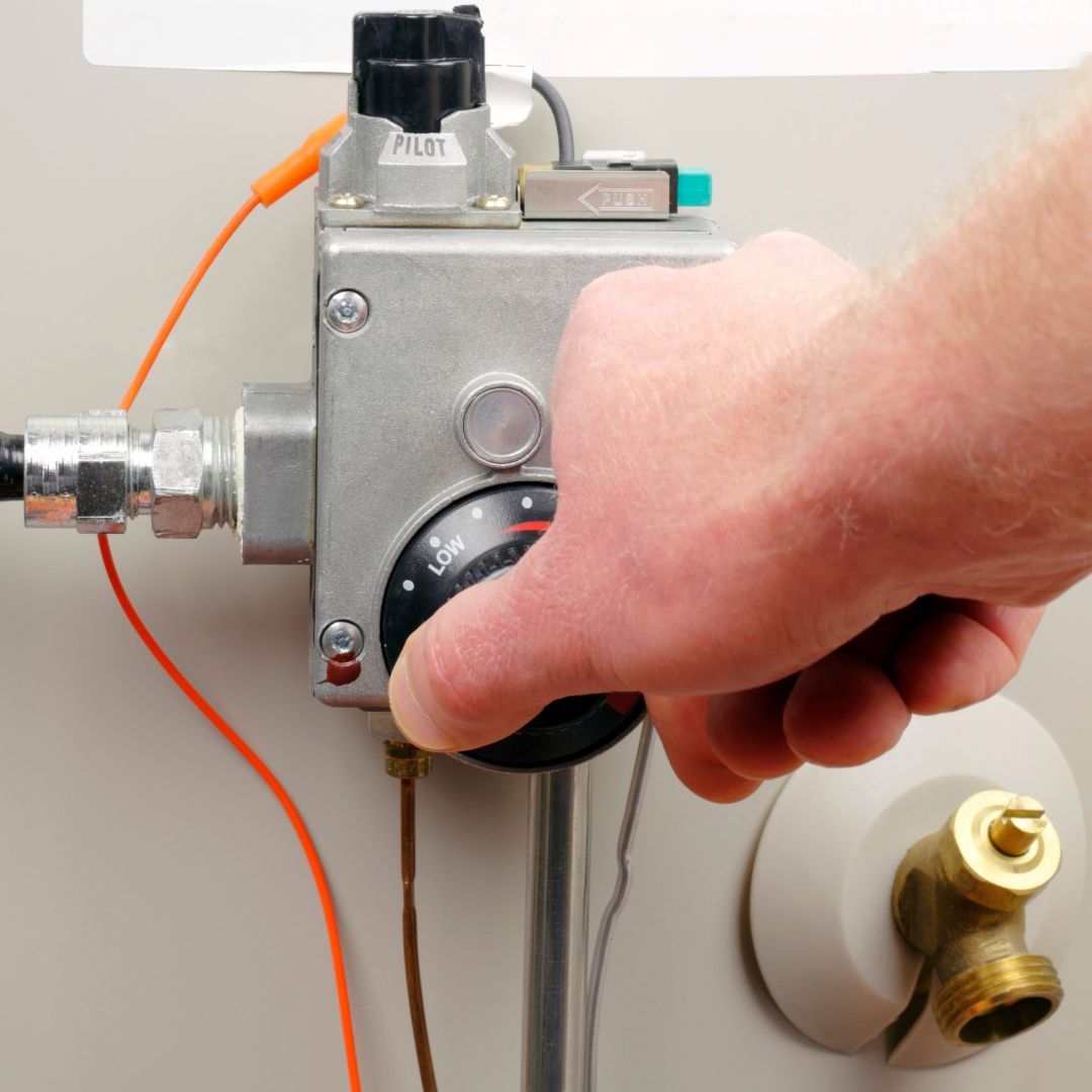 adjusting temperature on water heater