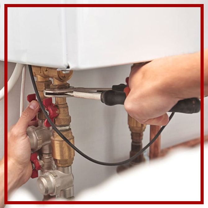 image of a tankless water heater repair