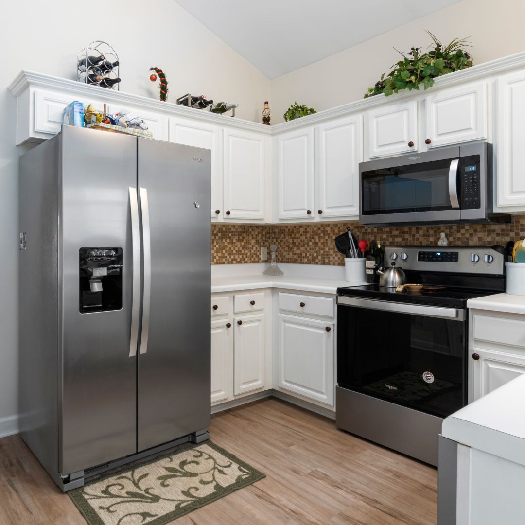 appliances in kitchen