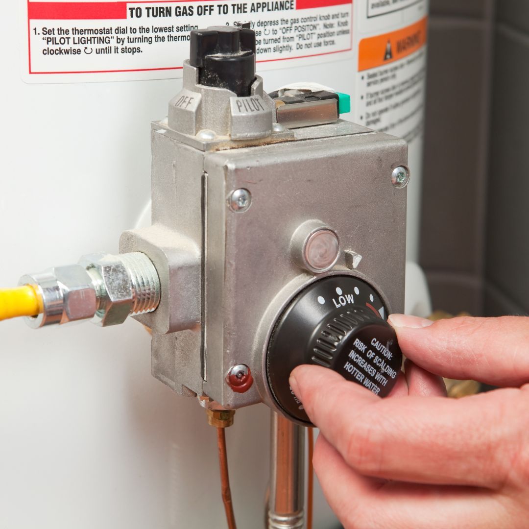 adjusting water heater temperature