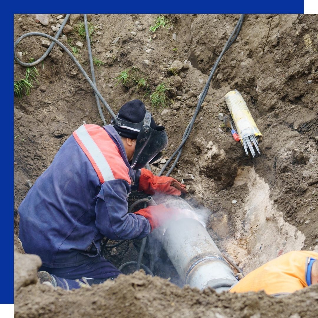 sewer repair on sewer line