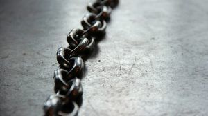 image of a chain on the floor