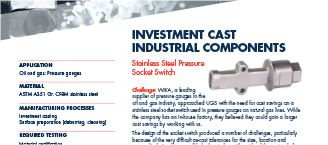 Investment Cast Industrial Components