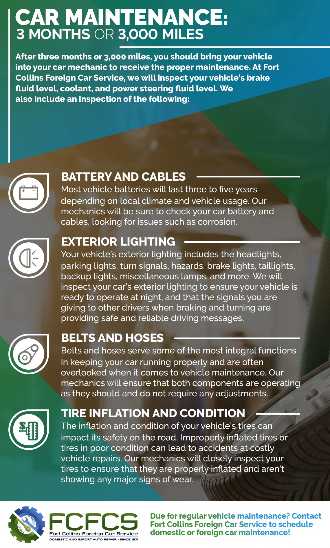 Car Maintenance Infographic