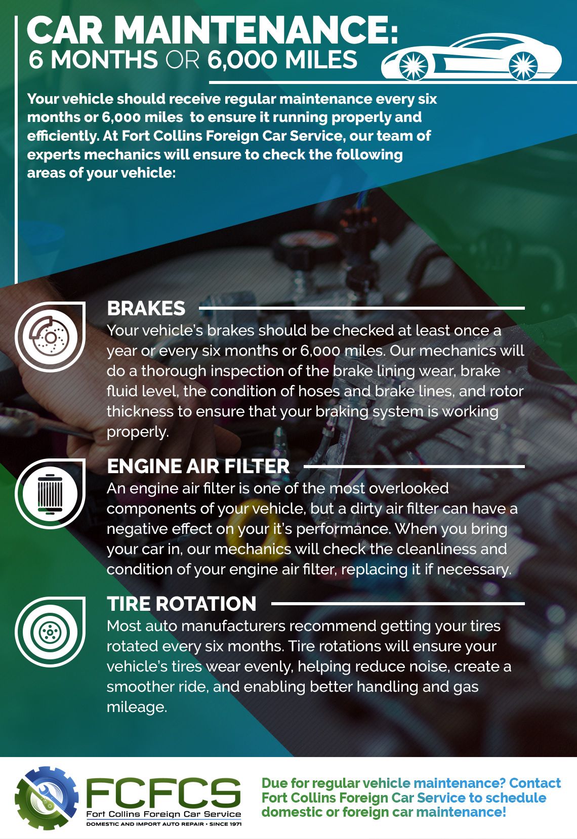 Car Maintenance Infographic