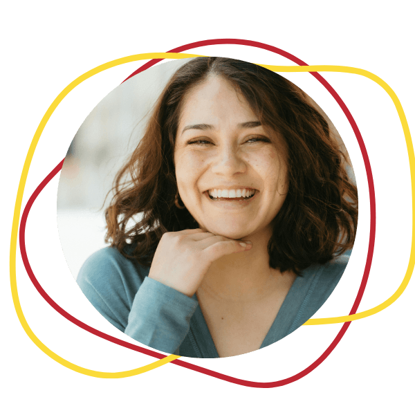 woman smiling