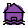 house with water icon