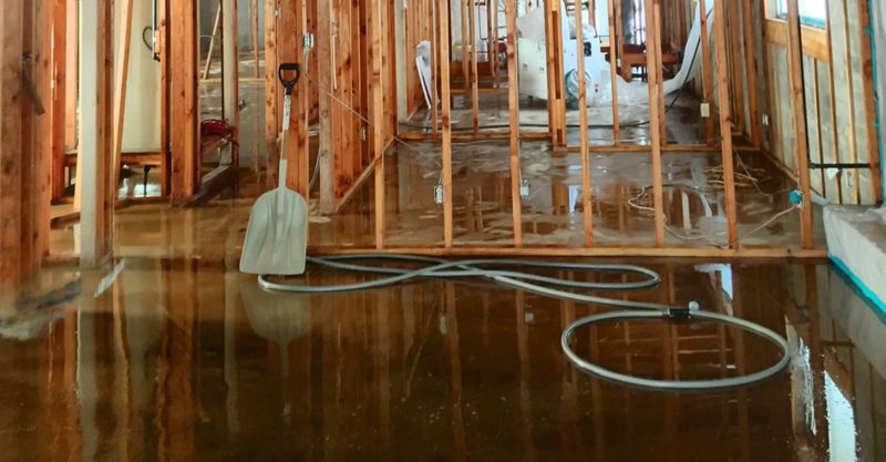 flooded basement