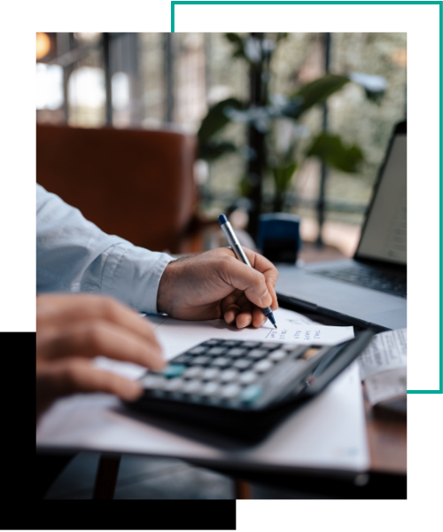 financial advisor going over paperwork