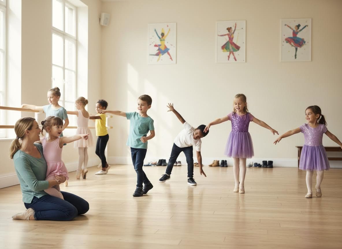 Children's Ballet Class with Teacher