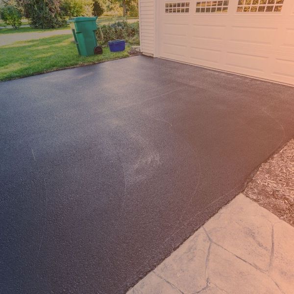 sealcoated driveway