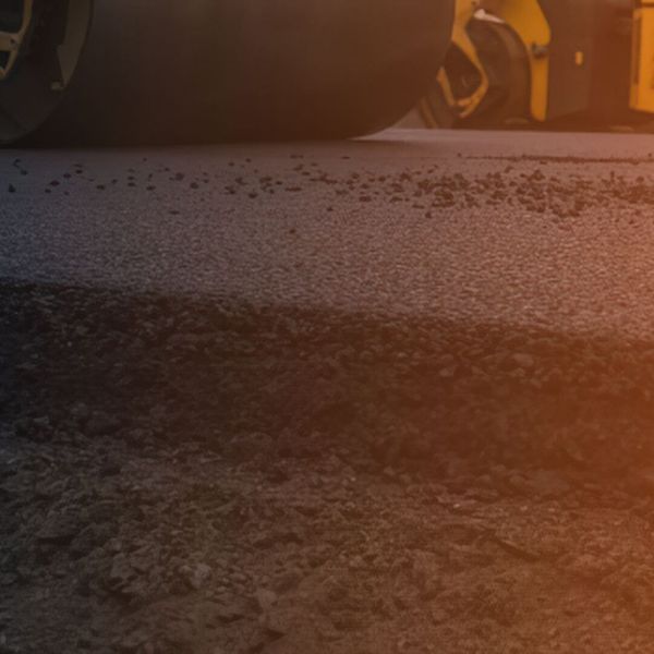 road being paved
