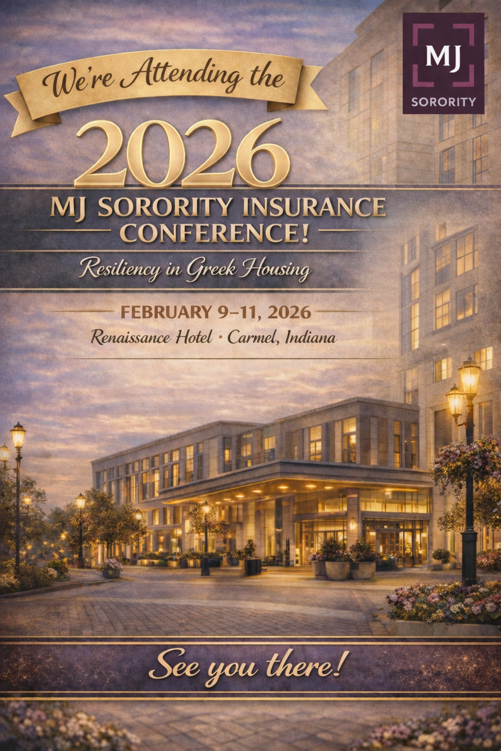 Elegant hotel conference event poster.png