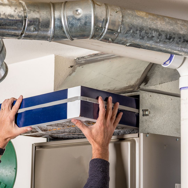 replacing furnace air filter