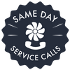 Same Day Service Calls Badge