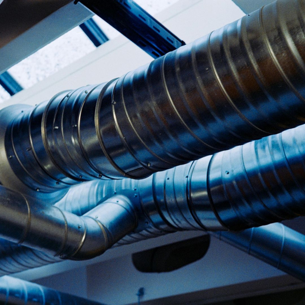 HVAC pipes. HVAC pipes.