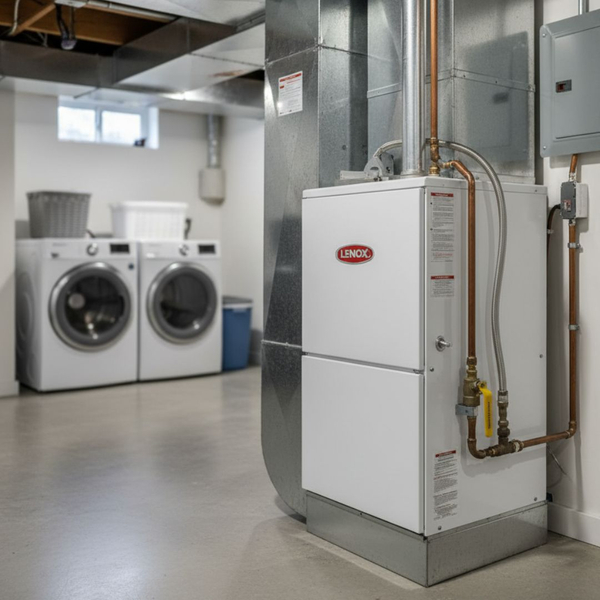 Home furnace. Home furnace.