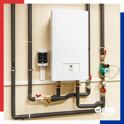 Tankless water heater.