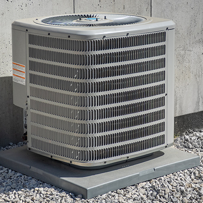 HVAC unit sitting outside.