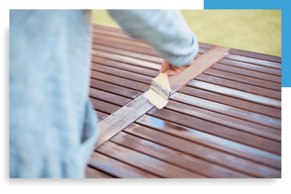 deck being painted