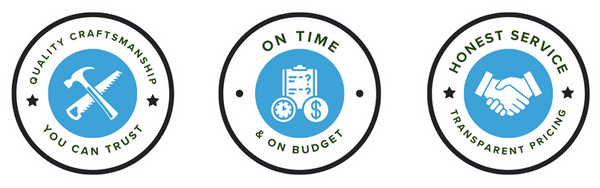 Quality craftsmanship you can trust, on time and on budget, honest service, transparent pricing
