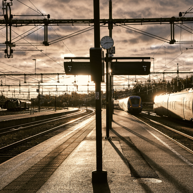 train platform