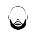 bald head and beard icon